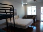The bunkbeds are heavy duty and made for adults